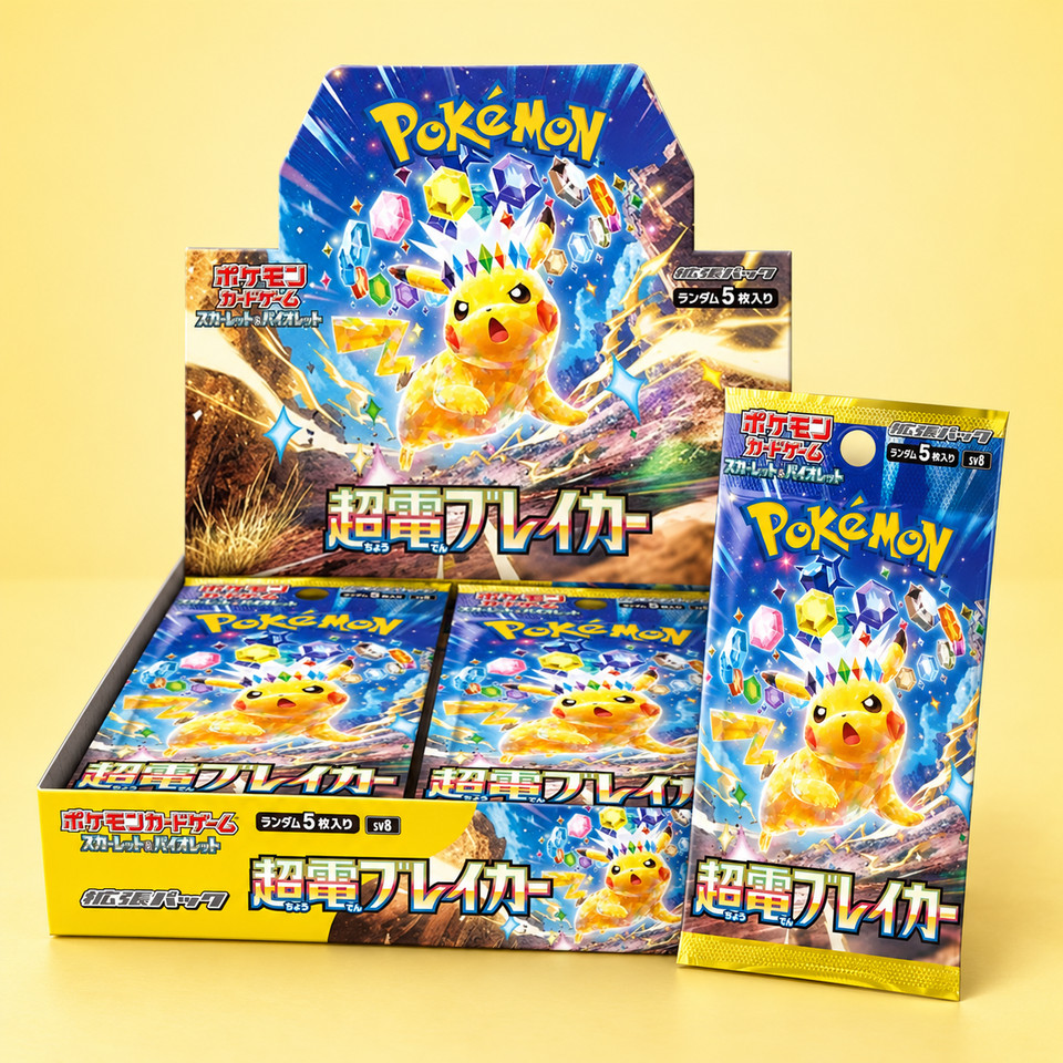 Pokemon Japanese Super Electric Breaker SV8 Pick Your Card Single Pikachu ex AR