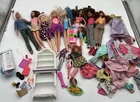 Vintage Lot of 12 Barbie & Monster High Dolls & Clothes & Accessories