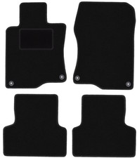 Fußmatten Automatten Velours Schwarz für Honda Accord VIII 2008-2015 4-tlg