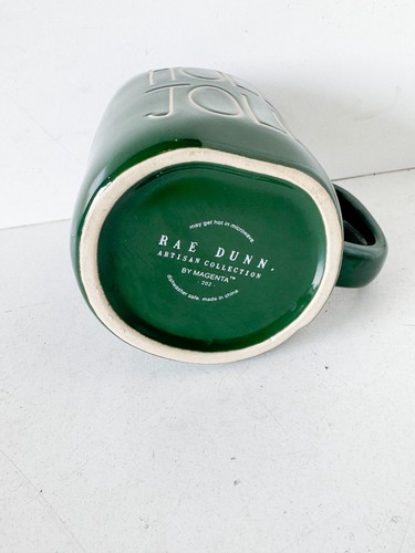 Rae Dunn “Holly Jolly” Green And White Coffee Mug Christmas Holidays HG01 - Picture 6 of 7