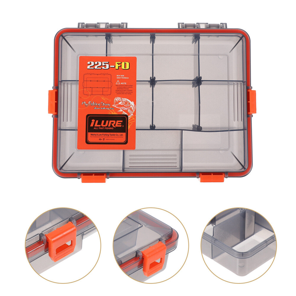 Pp Resin Matte Fishing Gear Storage Box Tool Boat Tackle Organizer eBay
