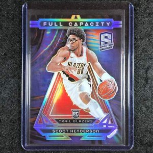 2023-24 Spectra SCOOT HENDERSON Full Capacity Rookie SSP #13