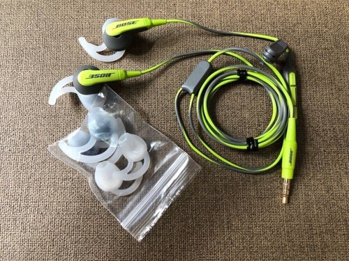 Bose Soundsport In-ear Earphones Wired Headset 3.5mm For Apple Version Green - Picture 3 of 7