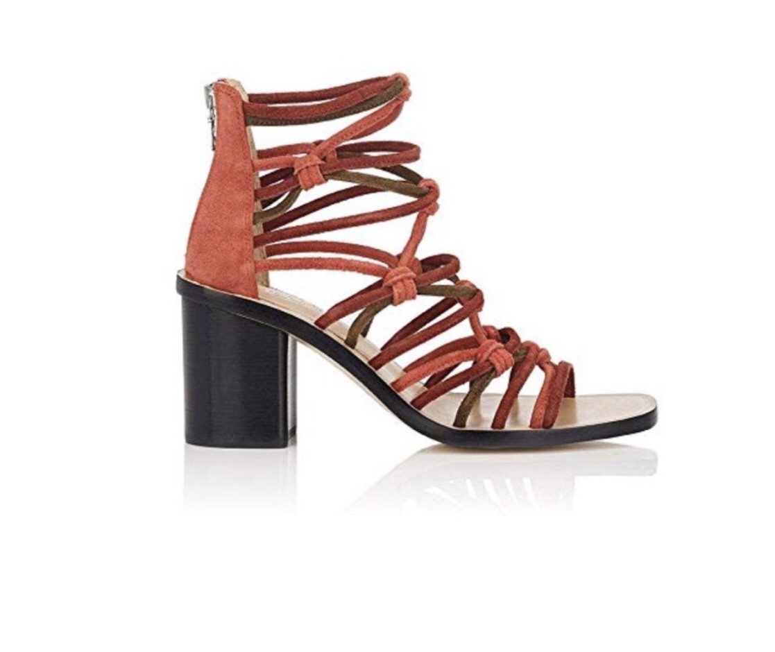 NIB 495 Rag & Bone Camille Suede Cage Sandals Sandals Sandals Terracotta Olive. Size 38.5 3f1ed0 NIB 495 Rag & Bone Camille Suede Cage Sandals Sandals Sandals Terracotta Olive. Size 38.5 3f1ed0
