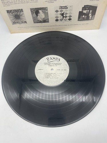 Luis Perez Y Su Orquesta Merengues Instrumentales LP Rampa Dominican Rep 1965 - Picture 3 of 4