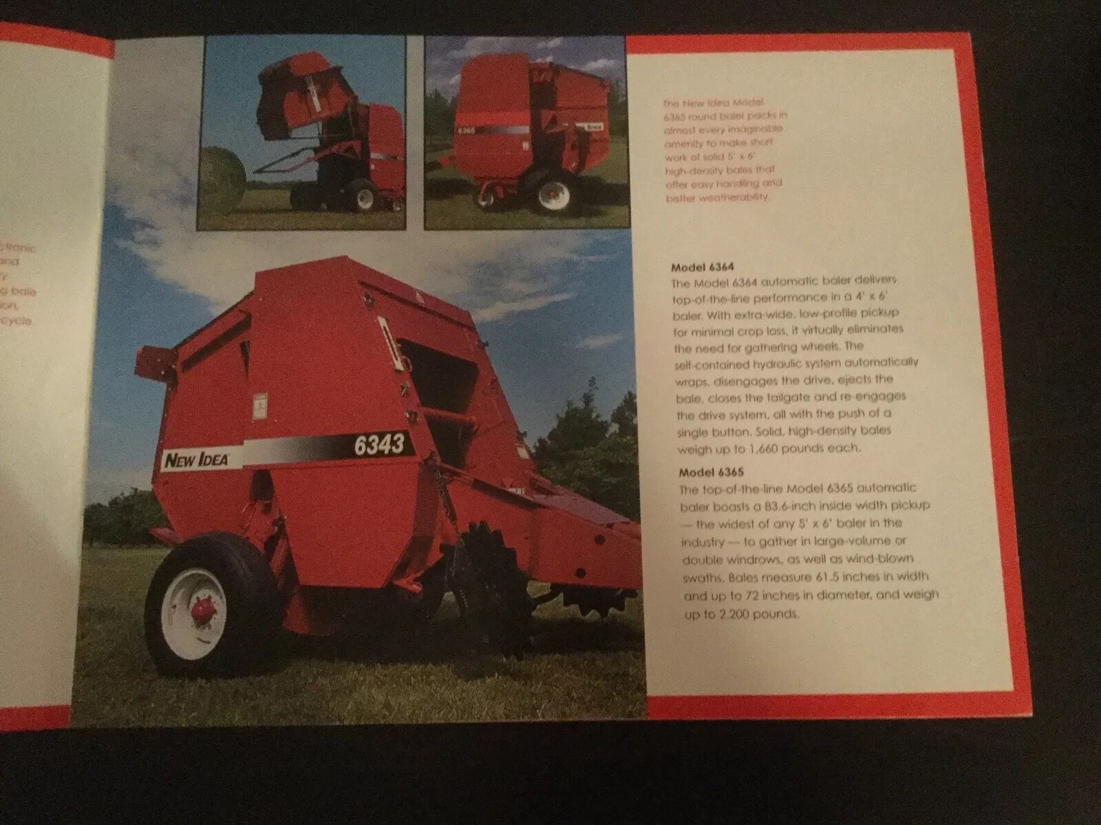 AGCO NEW IDEA FARM EQUIPMENT ROUND BALERS 8 PAGES 1979 Sales Brochure