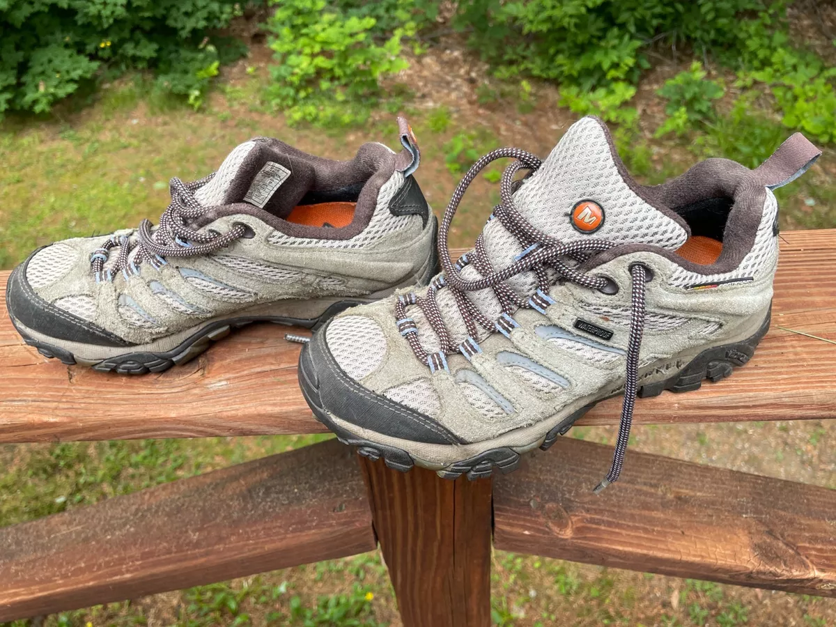 Vind ur smør Merrell Continuum Dusty Olive Women&#039;s 6.5 Suede Waterproof Mesh Low  Hiking Shoes | eBay