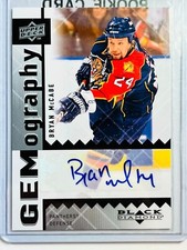 2009-10 Black Diamond Gemography Autographs #GBM Bryan McCabe Florida Panthers