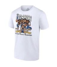 Camiseta Golden State Warriors Caricatura 2022 Campeones de la NBA Fanáticos XL - Curry Nueva con Etiquetas