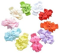 Qandsweet Baby Girl Headbands Hair Accessories For Newborn Infants And Toddlers Qandsweet Baby Girl Headbands Hair Accessories For Newborn Infants And Toddlers