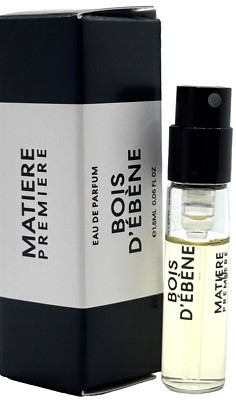 MATIERE PREMIERE BOIS D'EBENE EAU DE PARFUM VIAL SPRAY UNISEX 0.05 Oz SAMPLE!!!