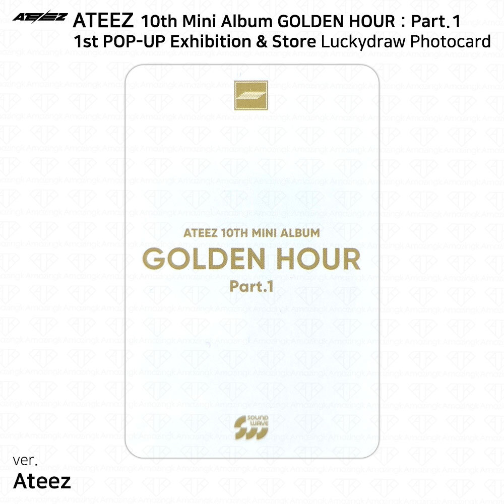 ATEEZ Golden Hour Part.1 Soundwave POPUP Offline Lucky Draw