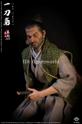 ZGJKTOYS JK-005 1/6 Japanese Swordsman Itou Ittousai 12" Action Figure Model Toy - Picture 3 of 21
