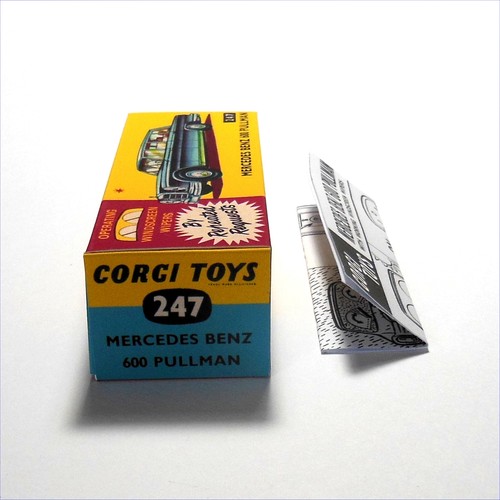 Corgi Toys 247 Mercedes Benz 600 Pullman Repro Box - Picture 5 of 6