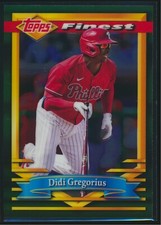 2021 Topps Finest Flashbacks #197 Didi Gregorius Philadelphia Phillies 