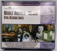LDS FamilySearch Genealogy Mexico Middle America 1659-1905 4 CD Vital Records Ix