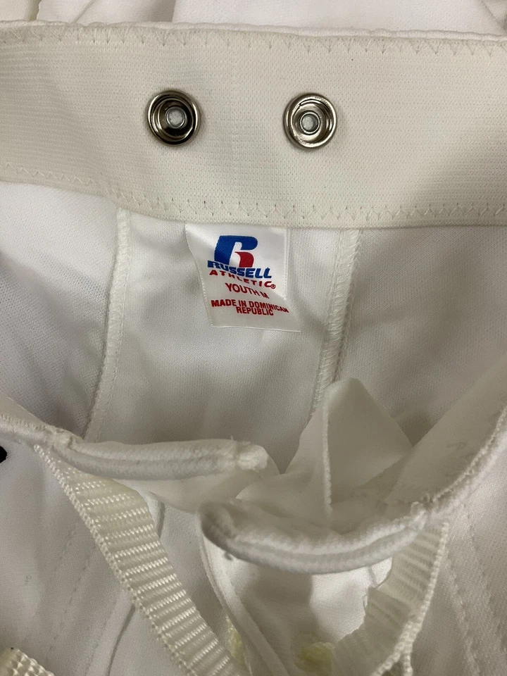 Russell Athletics Youth Unisex F14CAWO Size M White Football Practice Pants NWT - Image 3 of 4