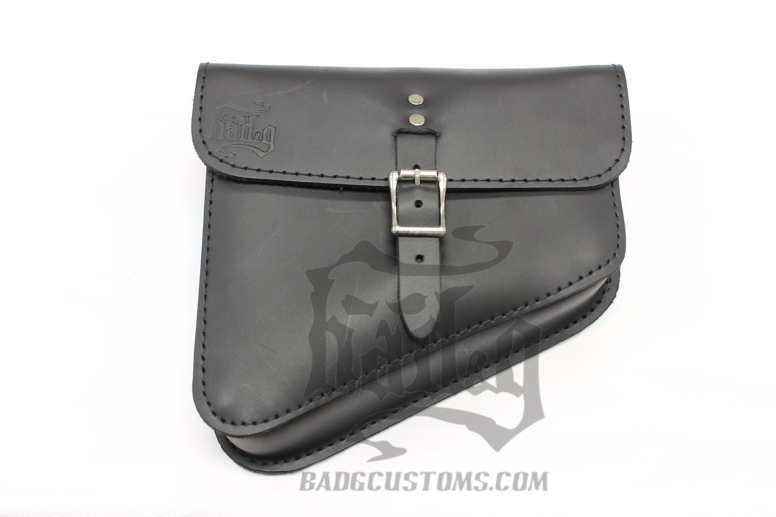Harley DYNA Slanted Battery Cover Bag Genuine Leather DBB01 BAD&G