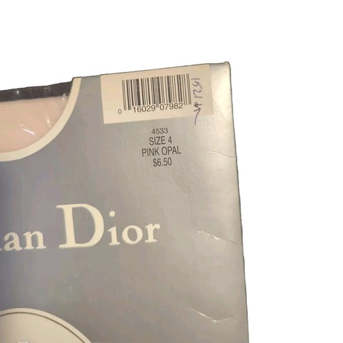 Christian Dior Ultra Sheer Alabaster 4533 Control Top Pantyhose Size 1 New - Picture 2 of 9