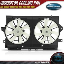 Dual Radiator Cooling Fan Assembly for Subaru Crosstrek 19-23 2.0L Hybrid PHEV
