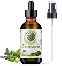 Organic Cold-Pressed Tamanu Oil 100% Pure Skin Hair Nails Healing
