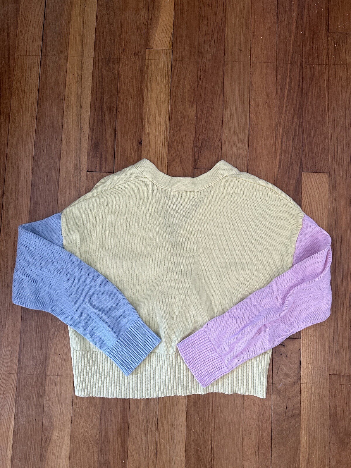 Abound Junior's Multicolored Button Down Sweater … - image 2