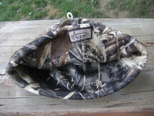 Avery Greenhead Gear DOBLE Vellón Gorro Calavera Gorra Sombrero Realtree MAX 5 Logo GEI - Imagen 2 de 14