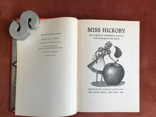 MISS HICKORY~Carolyn Sherwin Bailey~1946~1st printing~DJ~1947 Newbery Winner - 第 6/10 張圖片