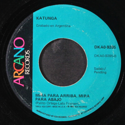 KATUNGA: palo bonito / mira para arriba, mira para abajo ARCANO 7'' Single 45 RPM