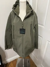 Tactical TACVASEN Waterproof Soft Shell Men Jacket Coat Army Windbreaker/Gray L