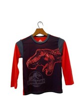 Jurassic World Long Sleeve Sleepwear Shirt Boys Size 8 Excellent Condition