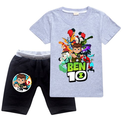 ben 10 game Kids girls Tracksuits Summer Tshirt+Short Pants Suit Sport Pajamas - Picture 6 of 38