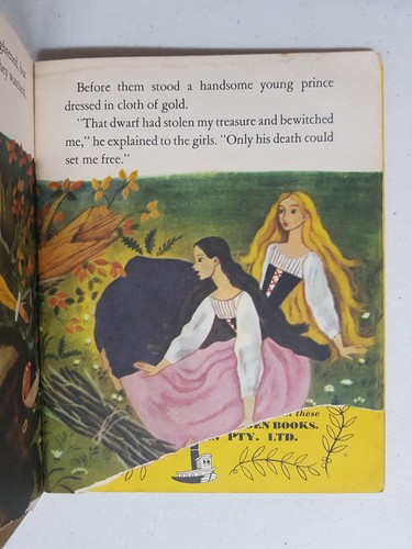 Little Golden Book - Blancanieves y rojo rosa de Tenggren 1973 HC - Imagen 9 de 10