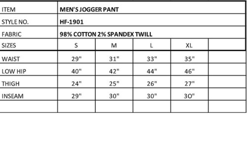 Men's Twill Jogger Pants - Picture 16 of 20