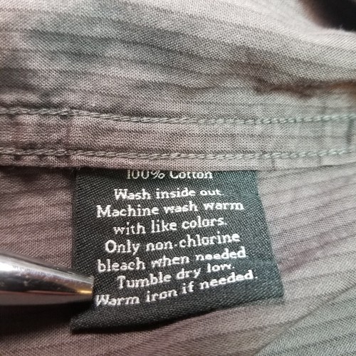 Rock and Republic Collared Button Up Short Sleeved Cotton DK Gray Shirt size XL - Picture 4 of 7