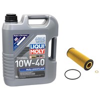 MotoröL Set Leichtlauf 10W40 5 Liter ÖLfilter SH421P FüR Audi Skoda VW Passat