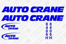 Fits Auto Crane 8406h 8406 Decal Kit Crane Truck Replacement Stickers Graphics