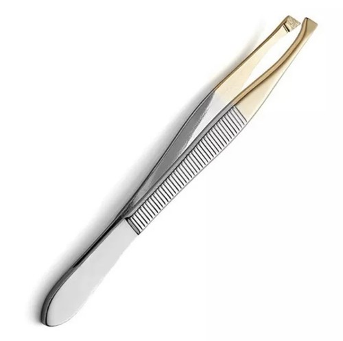 2x Professional Eyebrow Tweezers Slant Tip|Precision Hair Tweezer for Men&Women - Picture 3 of 3