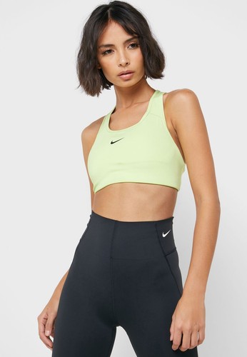 SUJETADOR DEPORTIVO NIKE SWOOSH MUJER SOPORTE MEDIO 1 PIEZA ALMOHADILLA TALLA MEDIANA CON ETIQUETAS - Imagen 7 de 10