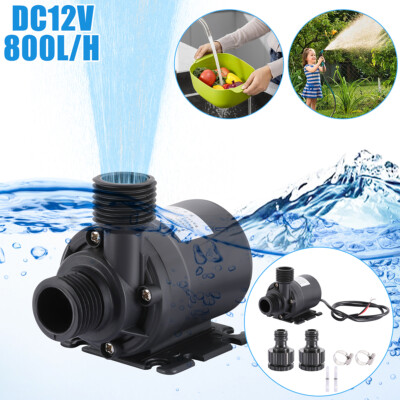 #ad Micro Brushless Submersible Motor Water Pump DC 12V Pressure for RV Heater bath $19.43