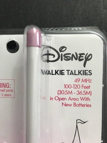 New Disney Princess Set of 2 Girl's Walkie Talkie Radio w Belt Clip Frozen,Bella - Picture 3 of 6