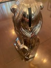 Reed and Barton vintage silverplate lion bank-new, unused, seal intact, Japan — photo 2
