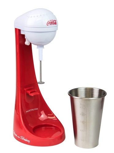 Nostalgia Two-Speed Electric Coca-Cola Limited Edition Milkshake Maker and Dr... - 第 1/6 張圖片