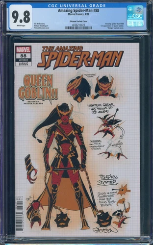 Amazing Spider-Man V5 #88 (#889) Gleason 1:10 Variant Cover - CGC 9.8!!