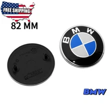 1984-21 Front Hood Trunk Deck Lid 82mm BMW Roundel Emblem Replacement Genuine OE