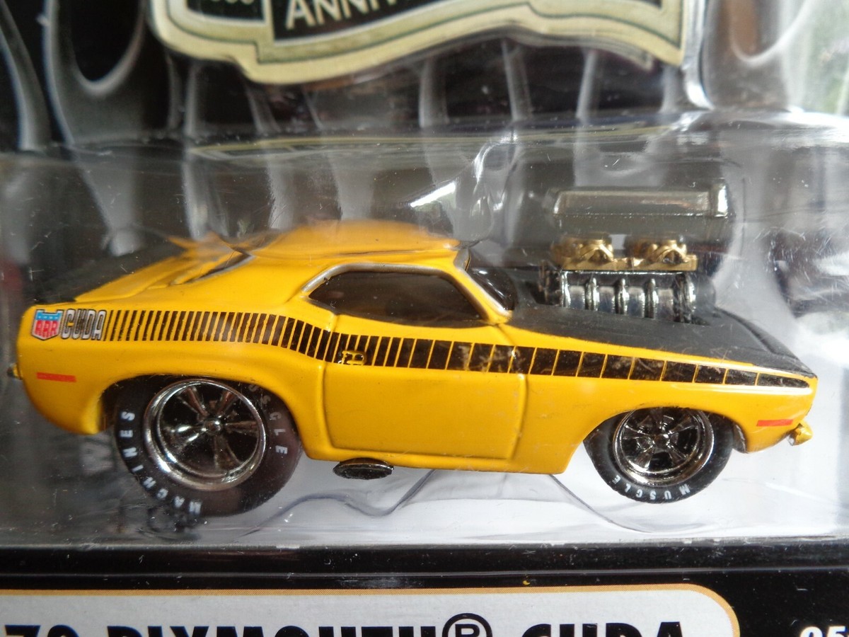 1970 PLYMOUTH AAR 'CUDA YELLOW MUSCLE MACHINES 5TH ANNIVERSARY 1