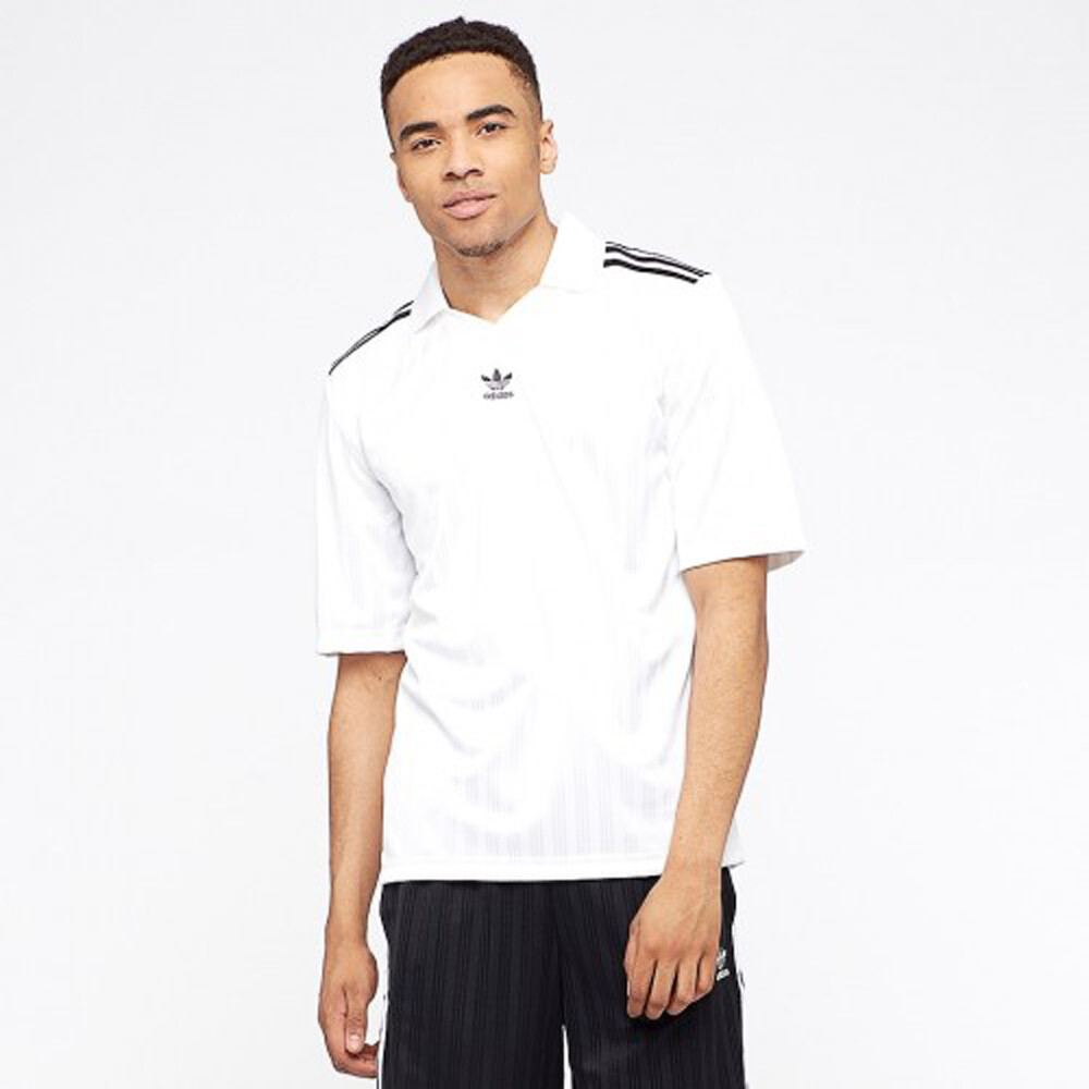 adidas Men's V-Neck Soccer Jersey - CW1220 White Small | eBay