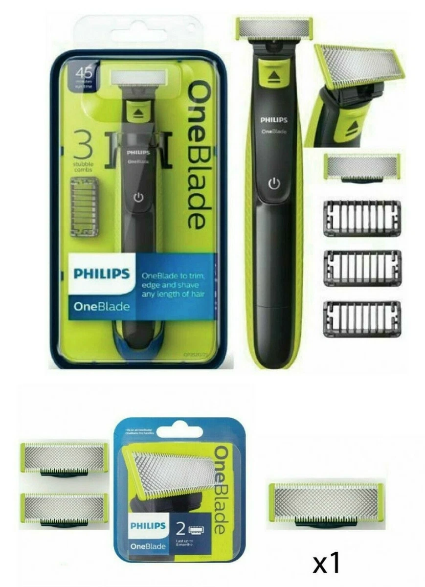 Philips OneBlade Electric 3 Comb Trimmer Shaver Or OneBlade refill  Cartridges