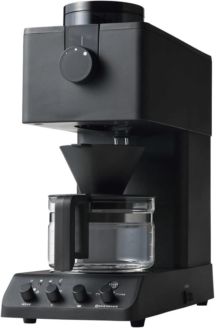 TWINBIRD Full Automatic Coffee Maker CM-D457B Black For 3 cups New