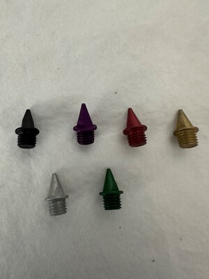 replacement anodized aluminum 1/4 inch Pyramid track & field spikes - 20 Pack